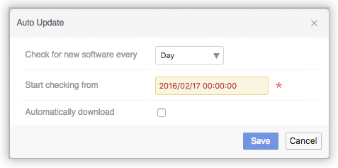 Auto Update Popup