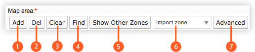 Map Area Controls