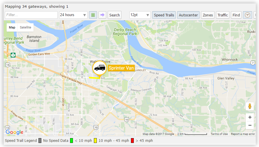 Tracker Tab Plotting Locations