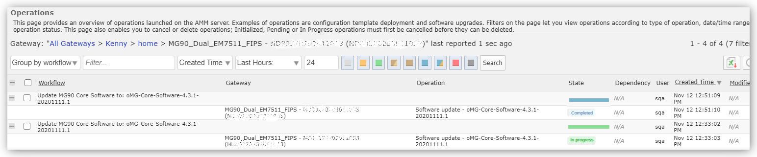 Duplicate Upgrade Operation Stuck at In Progress